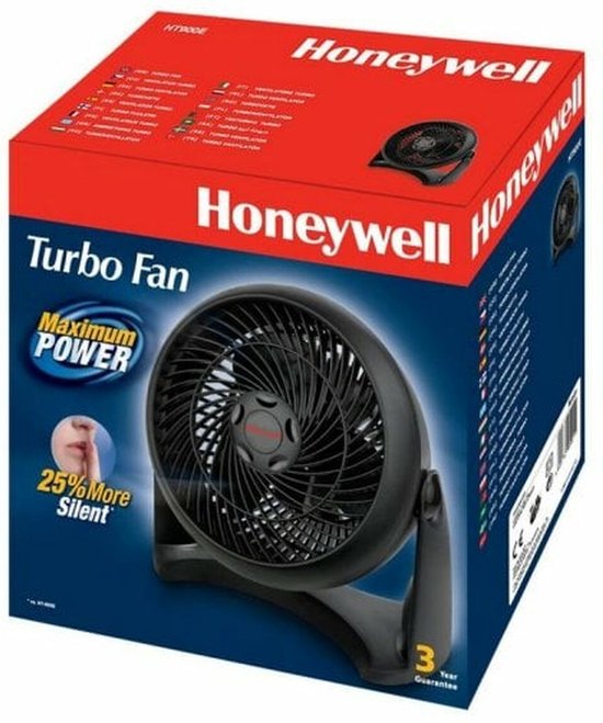 Honeywell HT900E - Vloerventilator - compact en geruisloos