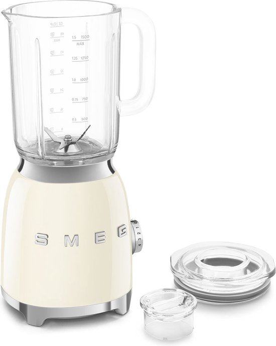 SMEG BLF03CREU - Blender - Crème - 800W - 1,5L - Jaren '50 Stijl