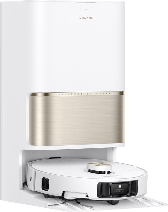 Dreame Robotstofzuiger L50s Pro Ultra - Robotstofzuiger met dweilfunctie - Automatisch Leegstation - 30.000 Pa zuigkracht - Geschikt voor huisdierharen - DryBoard - Wit