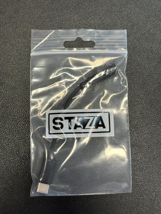 Staza High Quality Digital USB-C naar 3.5mm AUX Audio Adapter met DAC - Zwart