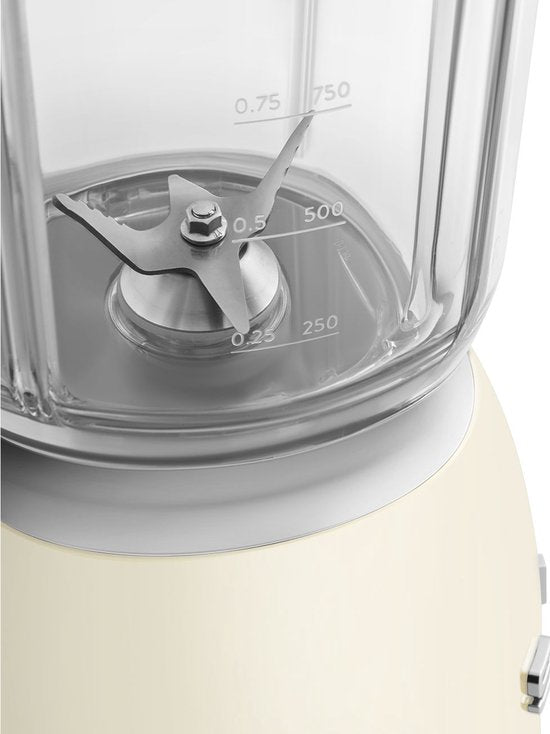 SMEG BLF03CREU - Blender - Crème - 800W - 1,5L - Jaren '50 Stijl