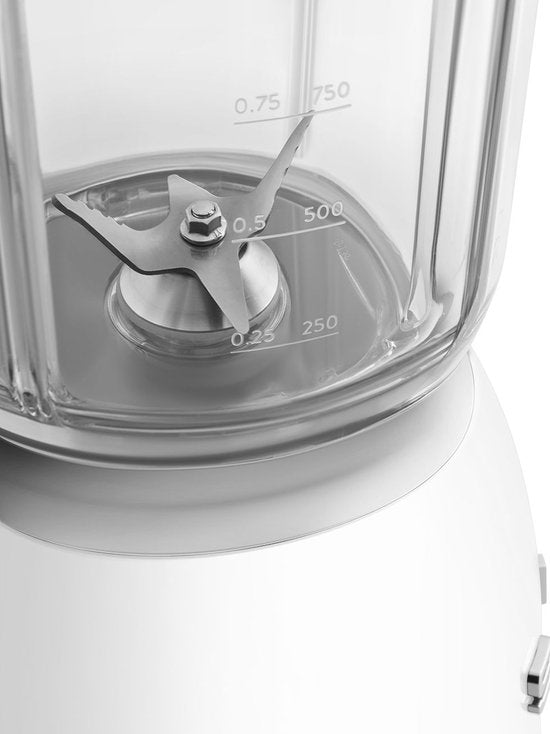 SMEG BLF03WHEU - Blender - Wit - 800W - 1,5L - Jaren '50 Stijl