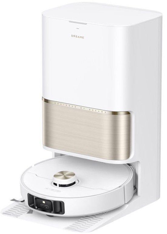 Dreame Robotstofzuiger L50s Pro Ultra - Robotstofzuiger met dweilfunctie - Automatisch Leegstation - 30.000 Pa zuigkracht - Geschikt voor huisdierharen - DryBoard - Wit