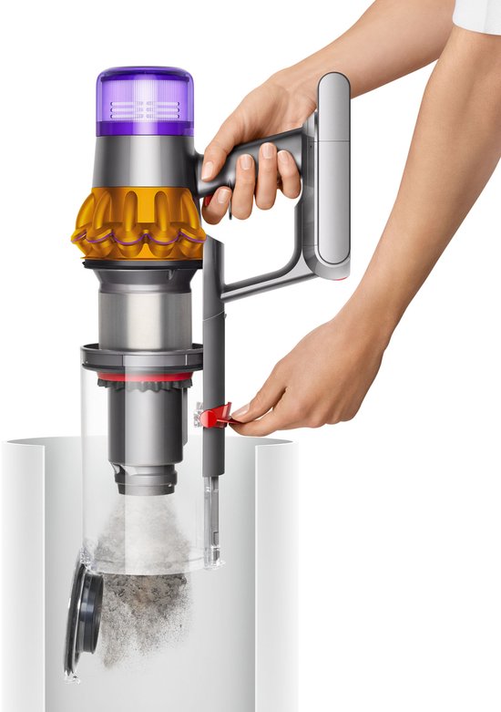 Dyson V15 Detect Absolute - Steelstofzuiger - Nikkel/Geel - 230 Air Watts - Geavanceerde detectie