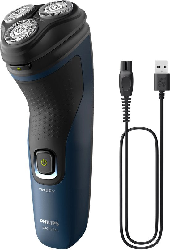 Philips S1151/00 - Scheerapparaat voor Mannen - Nat en Droog Gebruik - Zelfslijpende Messen - 40 min Draadloos