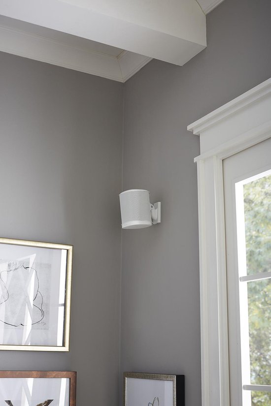 Sanus Muurbeugel set voor Sonos ONE, ONE SL & Play:1&3 - Wit